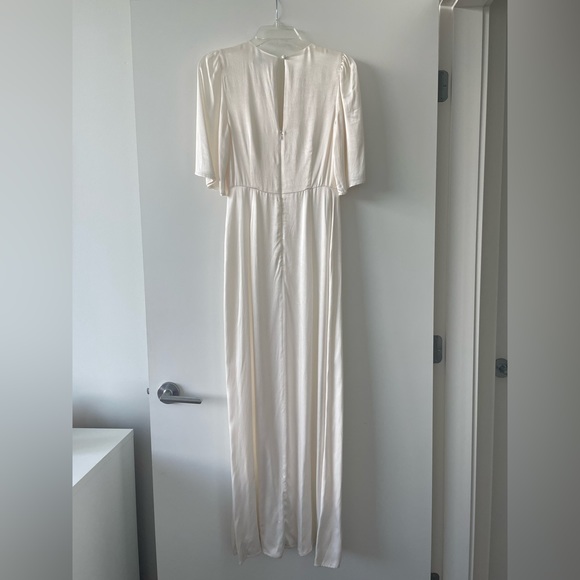 Park & Fifth Kendal Bridal Elopement Dress in Pearl Satin - Picture 3 of 10